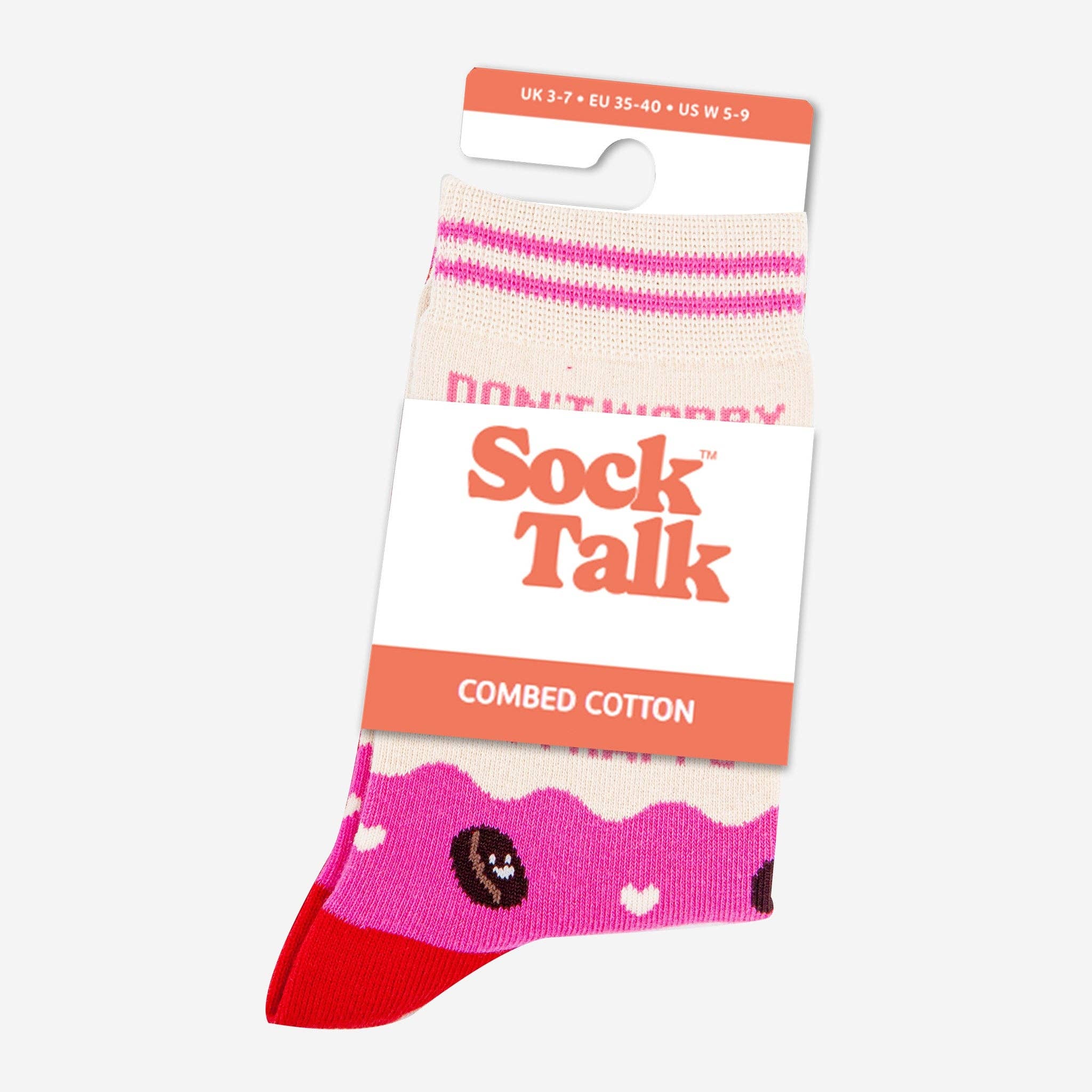 Don’t Worry, Be Frappé Combed Cotton Ankle Socks UK 3-7