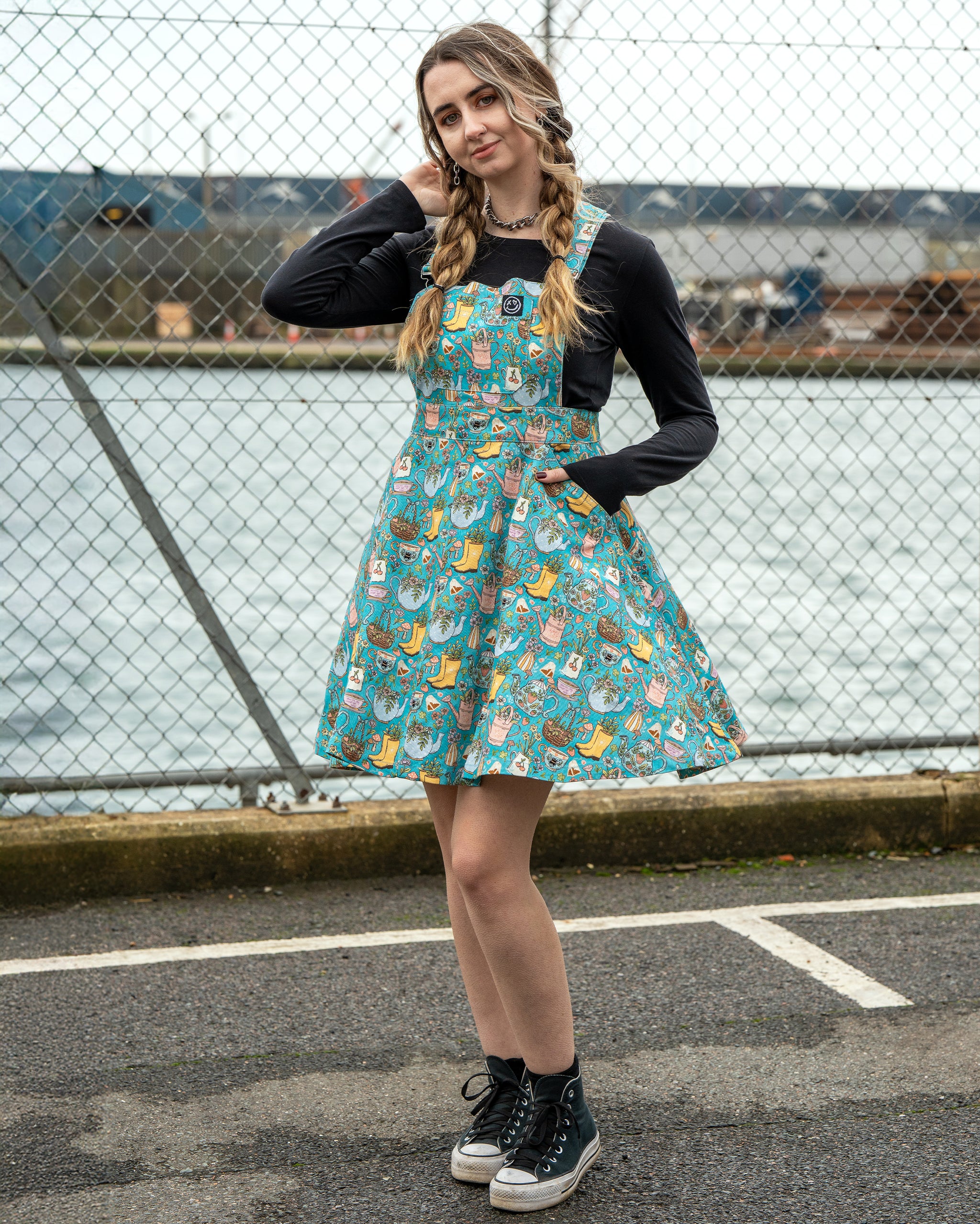 Artist Designed Pinafore Dresses | Ethical Pinafores Sizes 628 | Rebel Romance Artist Designed Pinafore Dresses | Ethical Pinafores Sizes 628 | Rebel Romance