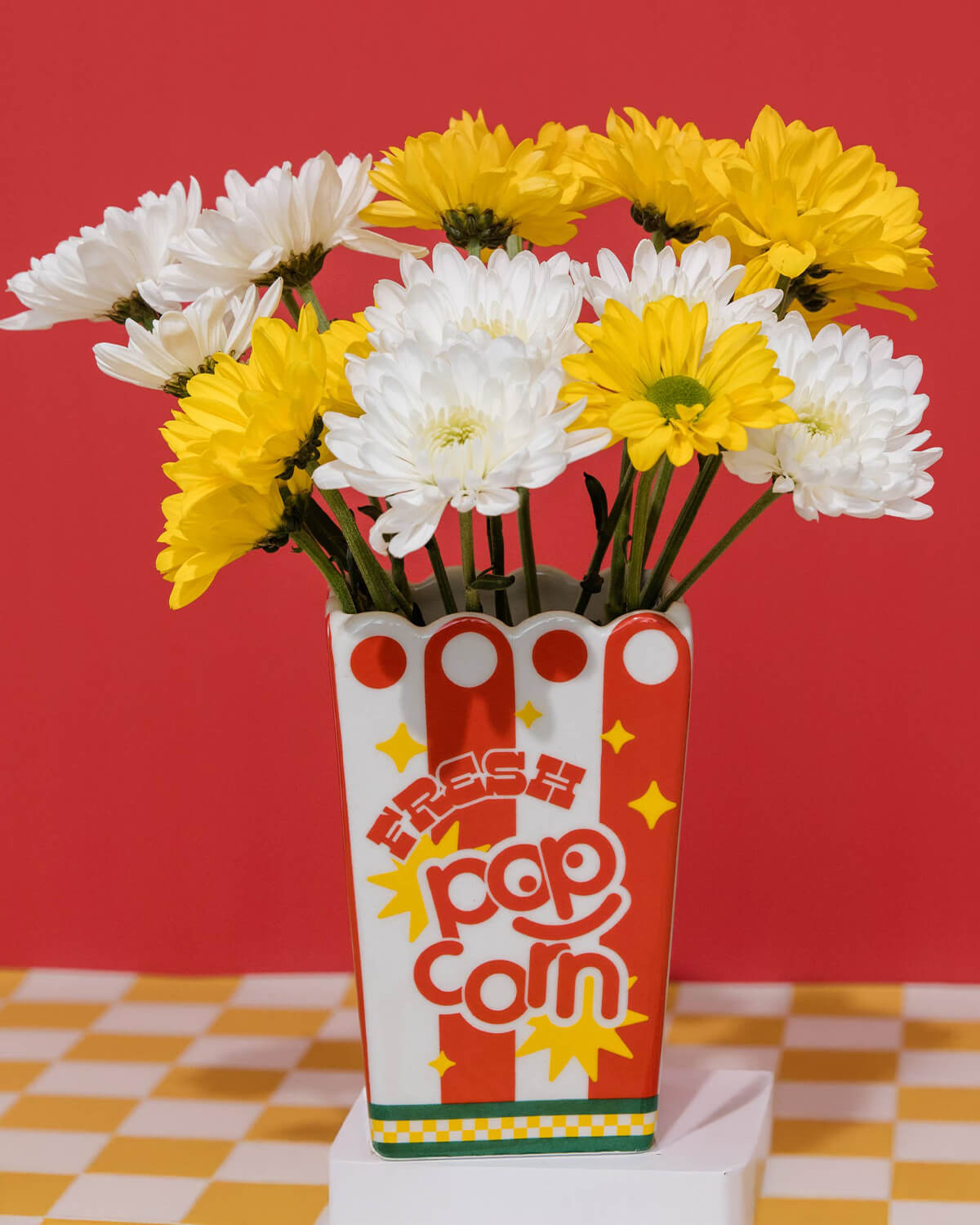Popcorn Bag  Vase