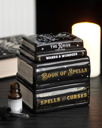 Book of Spells Oil Burner and Wax Warmer – Rebel Romance