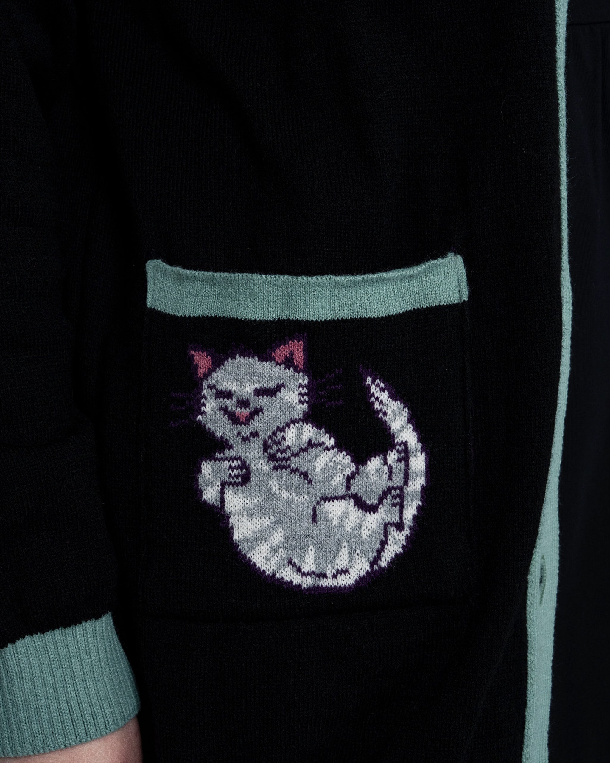 Rebel Romance x Abi Perry Purrfect Cats Long Cardigan