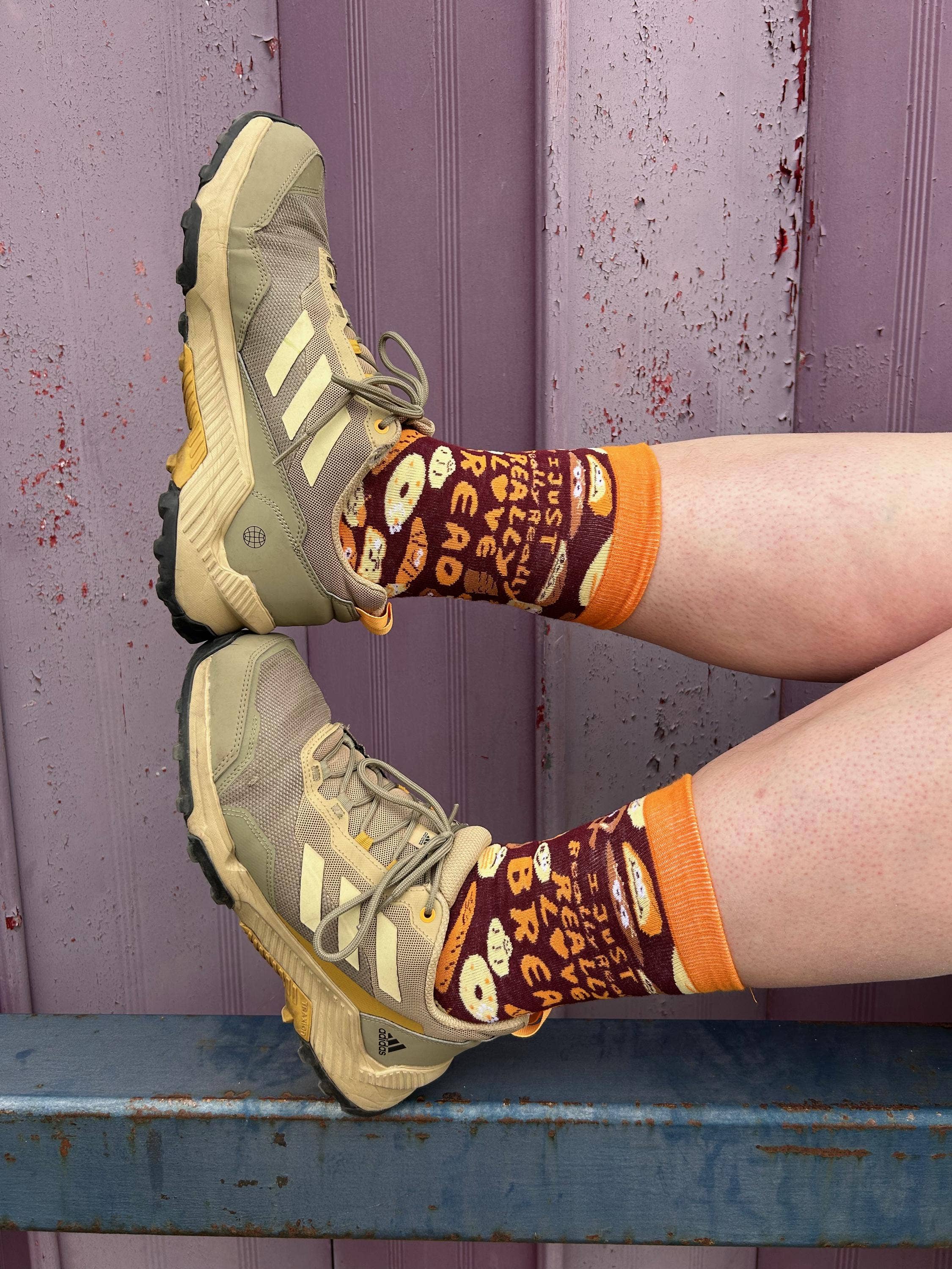 I Just Really Love Bread All Over Print Crew Socks