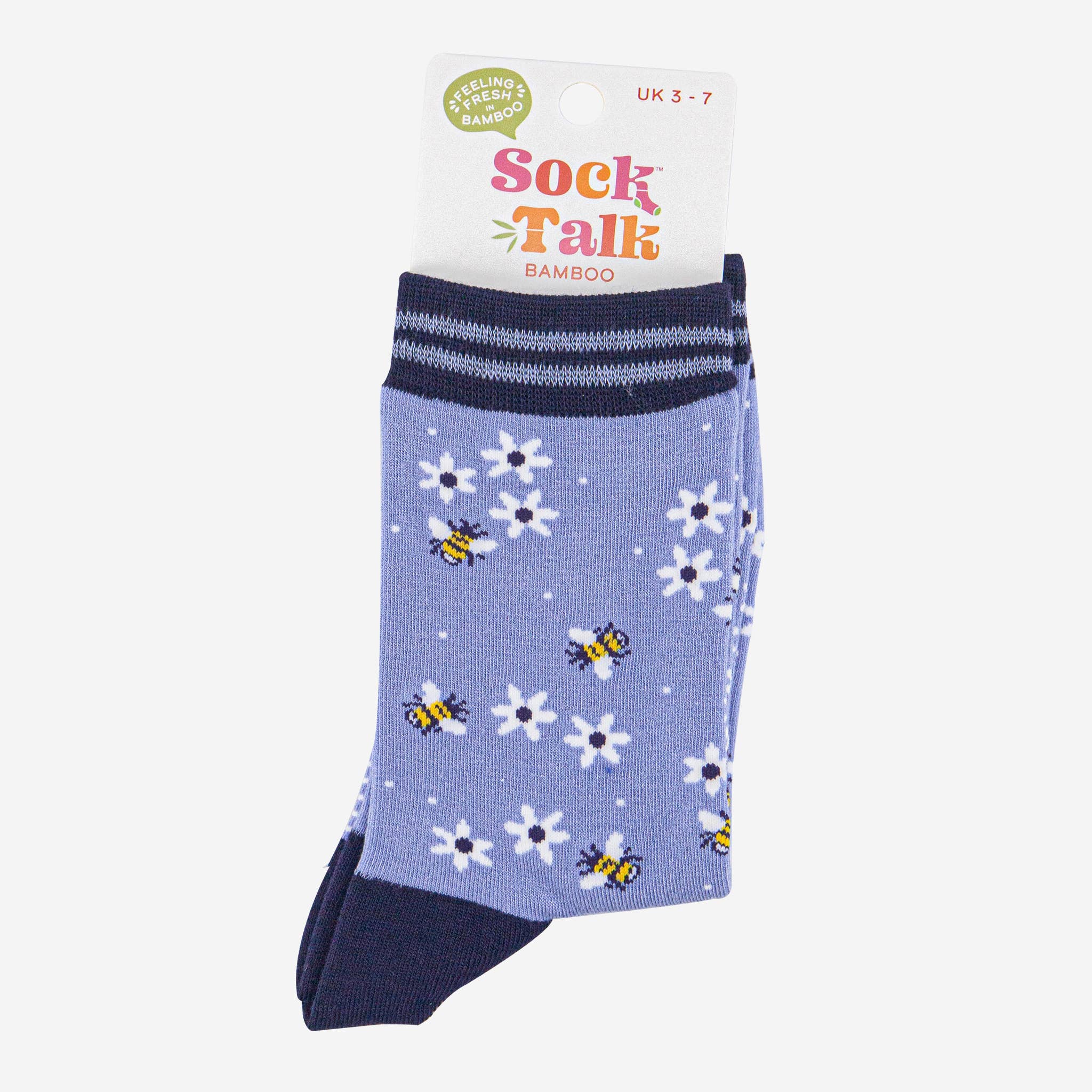 Bee and Daisy Bamboo Socks UK 3-7