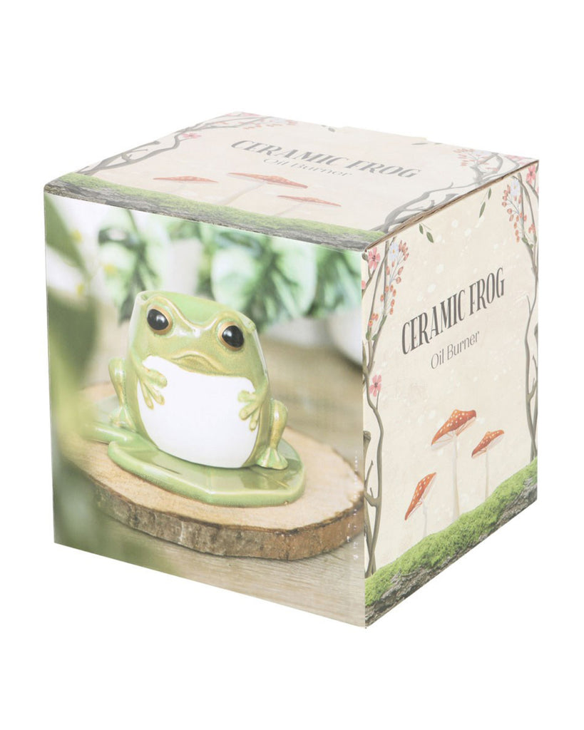 the ceramic frog oil burner box