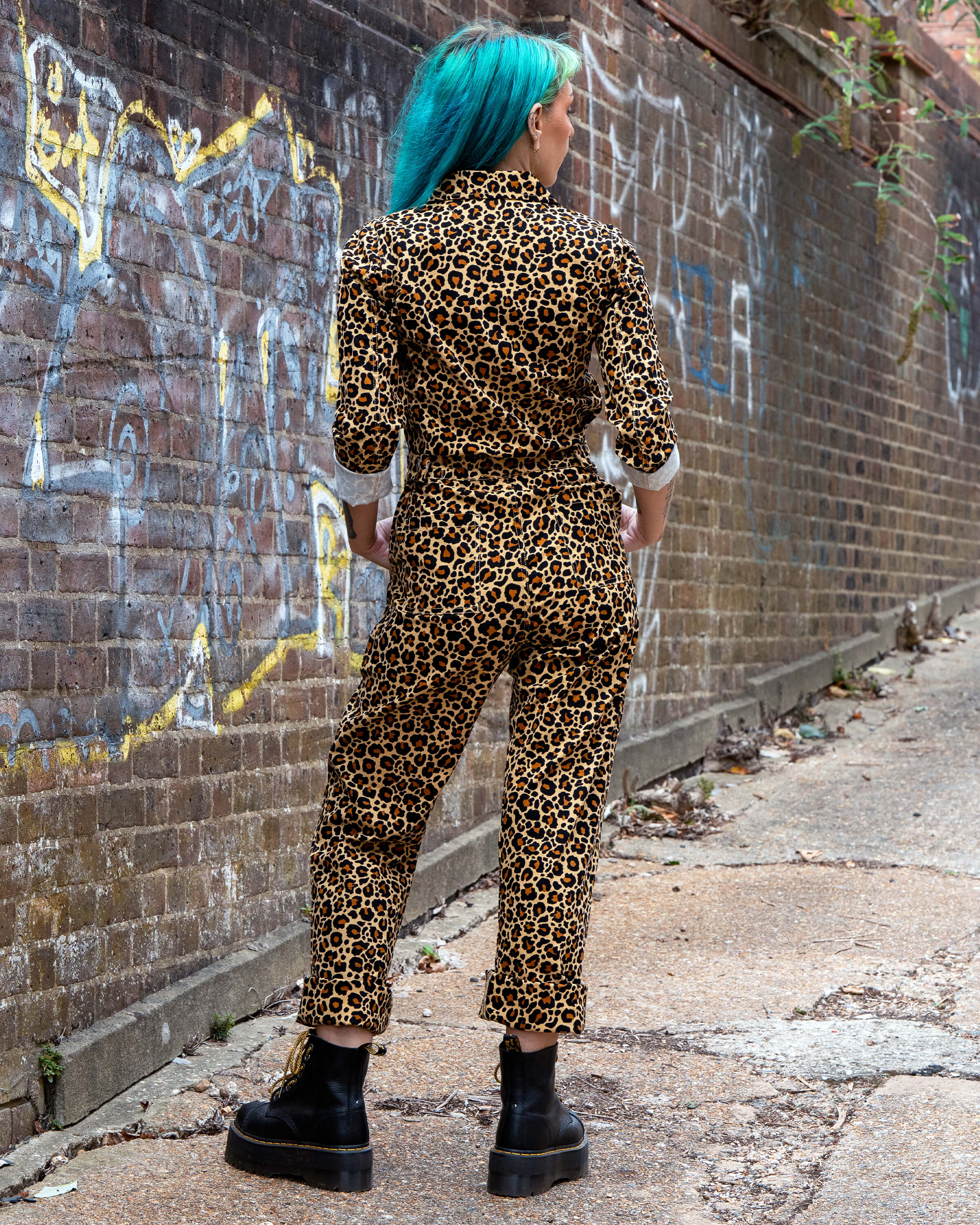Rebel Romance Classic Leopard Print Boiler Suit